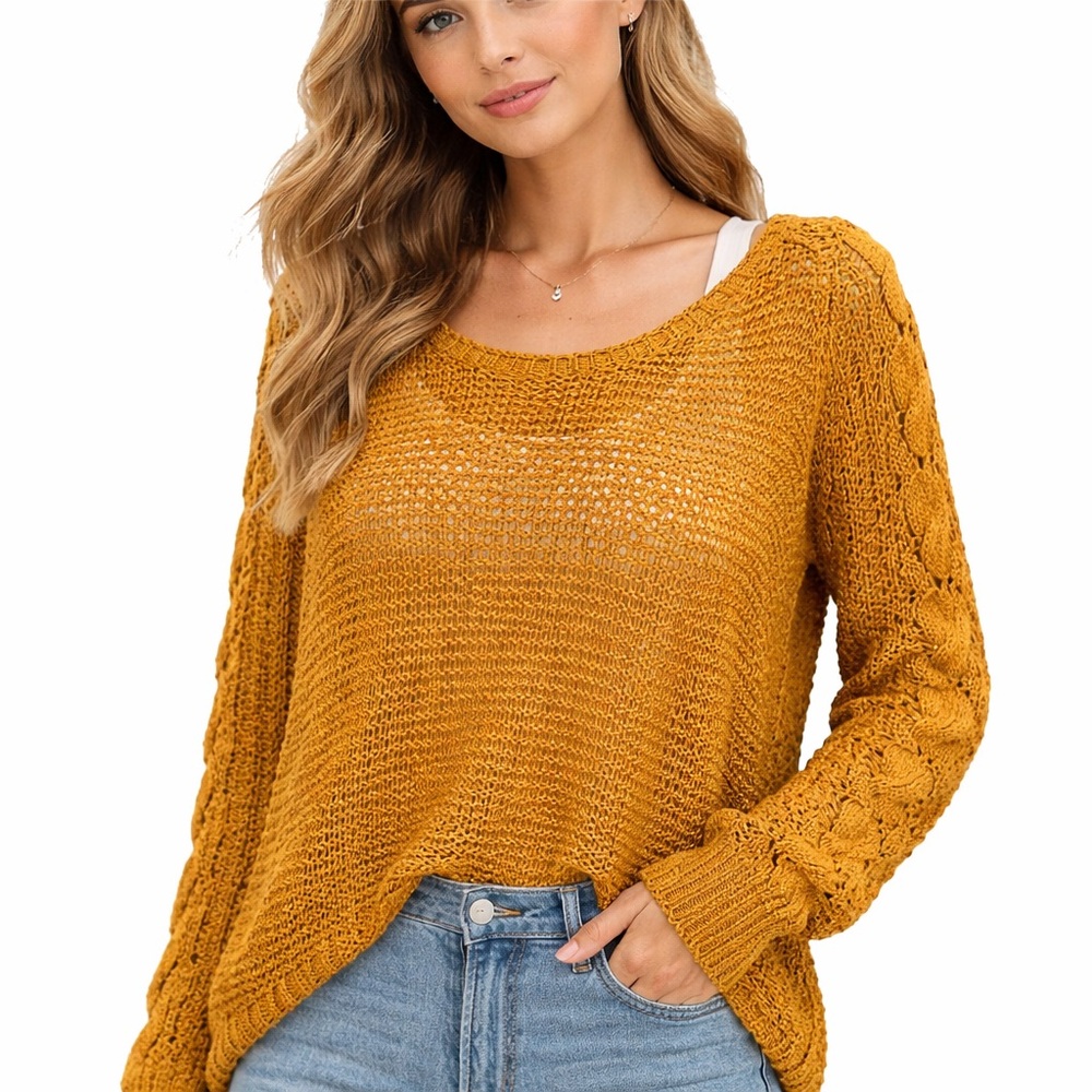 Jolt Women's Golden Knit Sweater